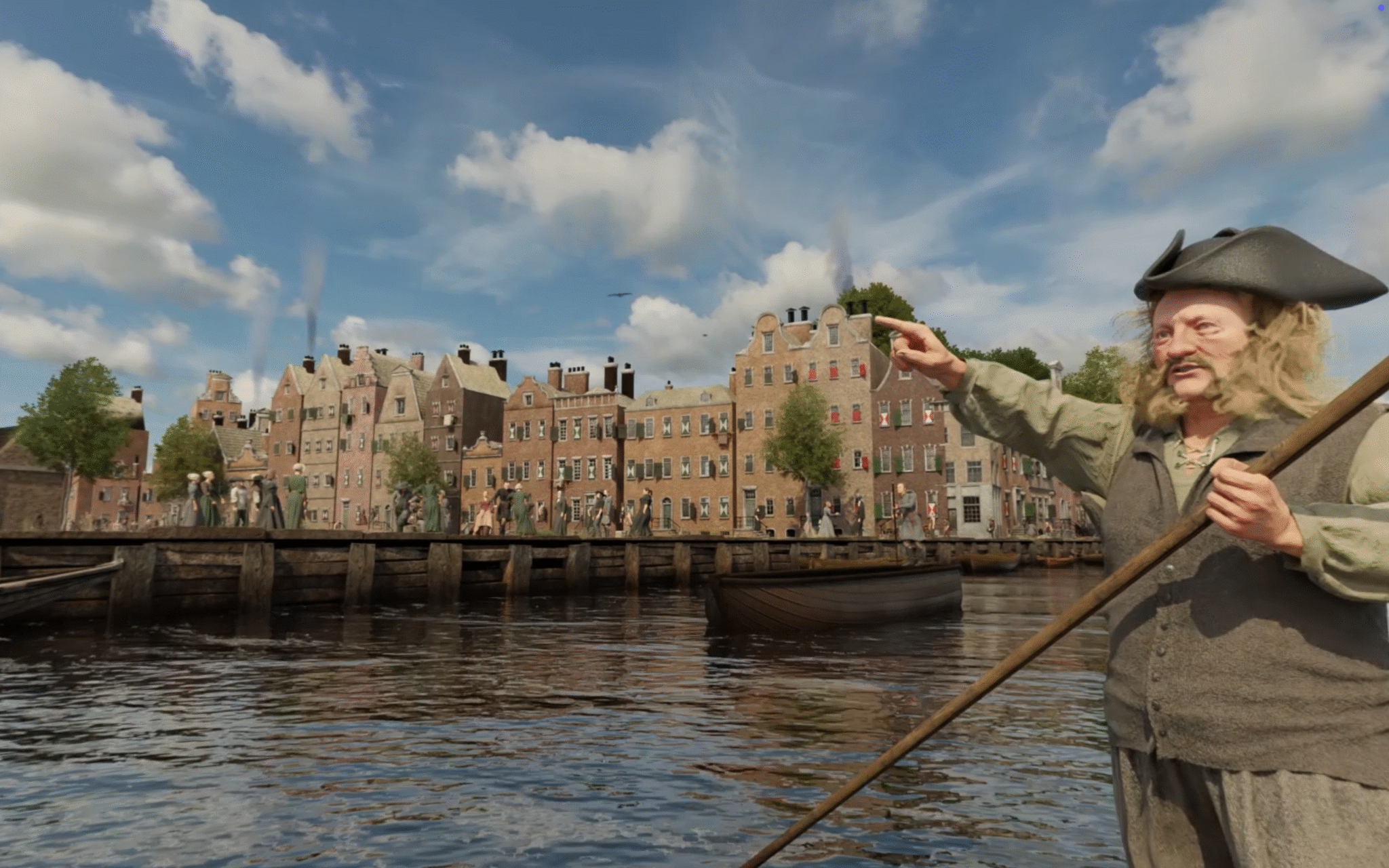 The outskirts of Amsterdam 400 years ago