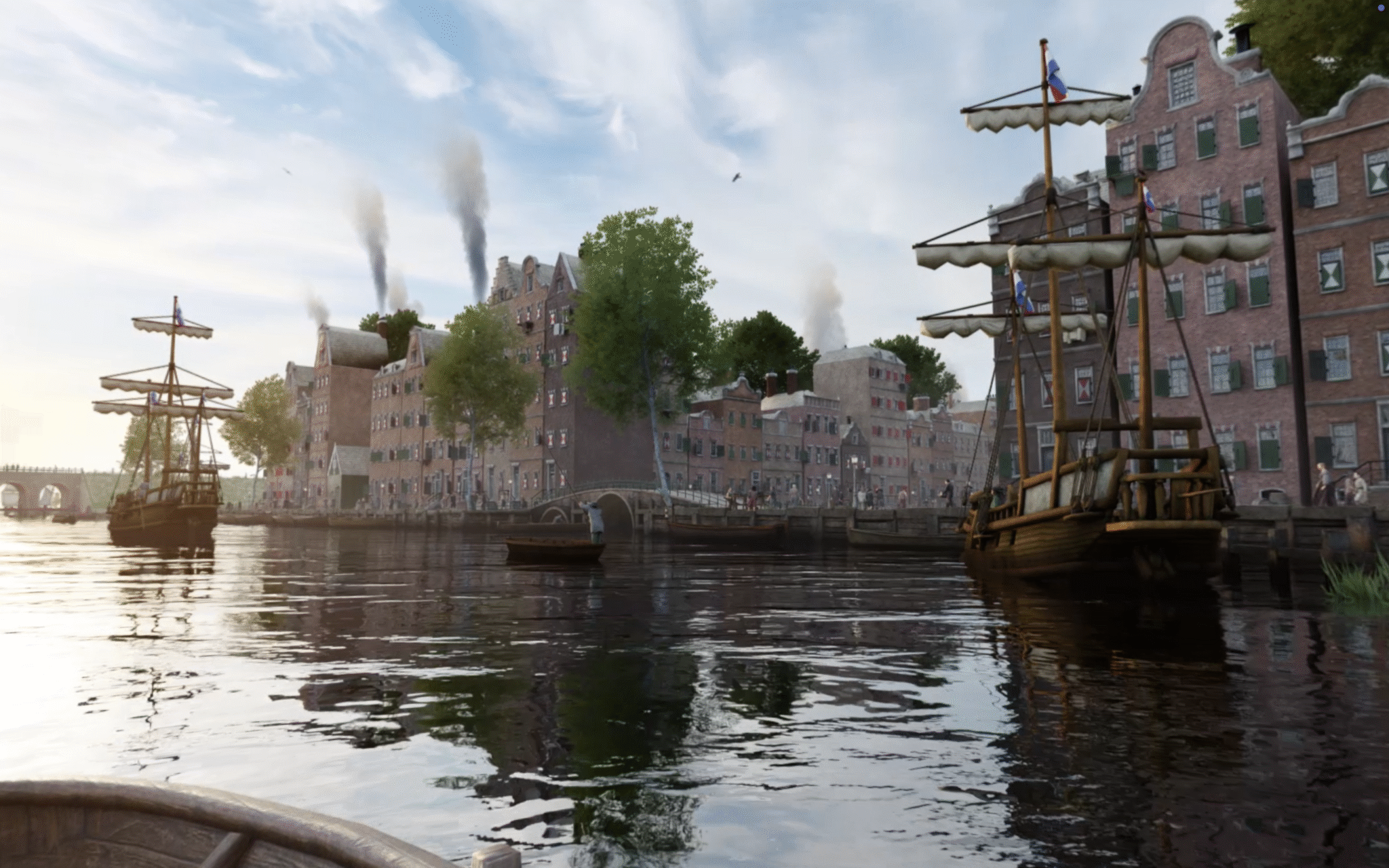 The outskirts of Amsterdam 400 years ago