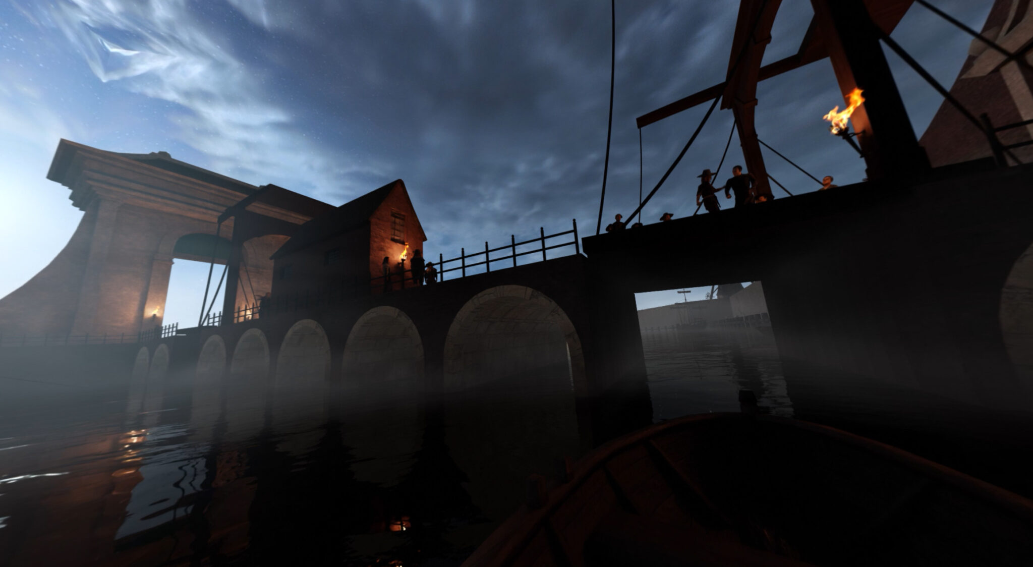 The outskirts of the city 400 years ago